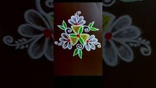 3*2 dots rangoli kolam design  Beautiful mini kolam  Latest muggulu #shorts #trending #muggulu