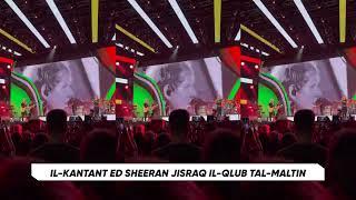 Il-kantant Ed Sheeran jisraq il-qlub tal-Maltin