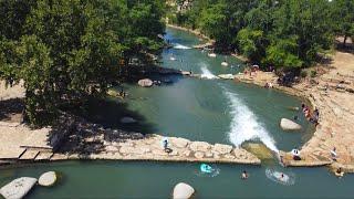 Rio vista Park San Marcos TX Drone footage no sound