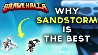 NERF SANDSTORM - Brawlhalla SANDSTORM MONTAGE Insane strings 0 TO DEATH edgeguards