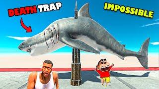 SHINCHAN and CHOP and AMAAN DEATH TRAP in Animal Revolt Battle Simulator Hindi WHO CAN PASS ?