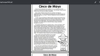 CincodeMayoReadingPassageFREE.pdf