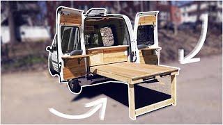 TINY CAMPER VAN WITH A DECK??? - Full Tour