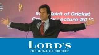 MCC Spirit of Cricket Cowdrey Lecture  Imran Khan