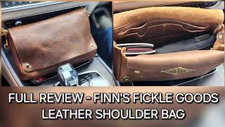 Poncho Bag from Finns Fickle Goods Full Grain Leather Bag Review