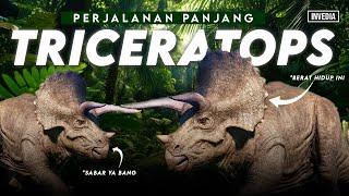 Perjalanan Triceratops - Dinosaurus Herbivora dengan Tanduk & Perisai