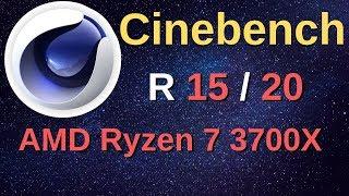 AMD Ryzen 7 3700X  Cinebench R15 Cinebench R20