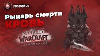 Рыцарь смерти кровь Блад ДК Гайд World of Warcraft RUРуководство для начинающих Shadowlands 9.0.2