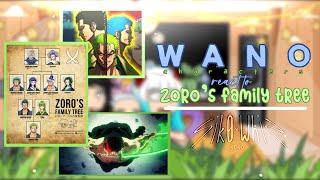 ️ Wano Characters React to Zoro’s Family Tree  GCRV  One Piece ‍️