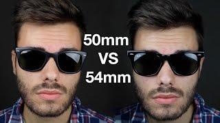 Ray-Ban Wayfarer 50mm vs 54mm