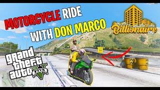 MOTORCYCLE RIDE w DON MARCO  GTA 5 ROLEPLAY