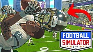 This ALL NEW Football Game Is CRAZY Football Simulator Gameplay