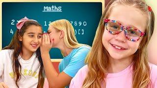 Nastya at School - Video compilation about school friendship and knowledge