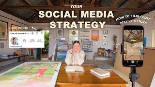 How to create a stand-out SOCIAL MEDIA STRATEGY for your small business + how to film & edit videos