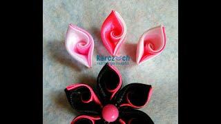 Kanzashi #21 Curved petal easy way