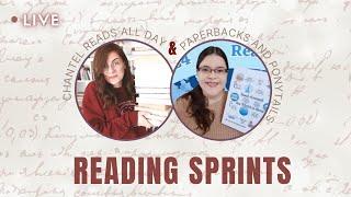 READING SPRINTS  join me and Katie from Paperbacks and Ponytails