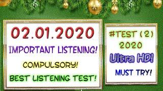 IELTS LISTENING PRACTICE TEST 2019 WITH ANSWERS  02.01.2020