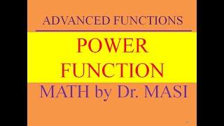 What is Power Function? Advanced Functions