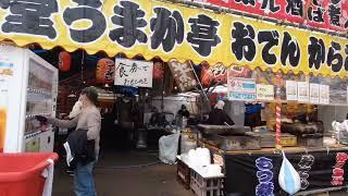 花見で一杯【ラーメンツーリング】高田公園で満開の桜&まつり屋台