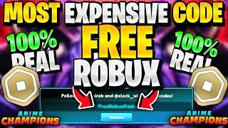 *REAL* FREE ROBUX CODE IN ANIME CHAMPIONS SIMULATOR ANIME CHAMPIONS SIMULATOR CODES