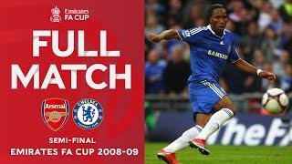 FULL MATCH  Arsenal 1-2 Chelsea  Semi-Final  Emirates FA Cup 08-09