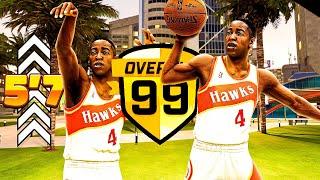 The FIRST 99 OVR 57 BUILD is OVERPOWERED in NBA 2K21