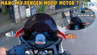 RIDING PAGI BAWA CBR K45A - PENGEN MODIF MOTOR