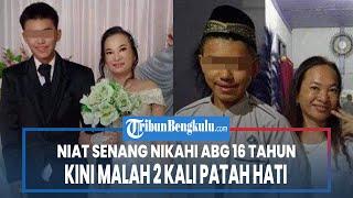 Nasib Apes Tante 41 Tahun di Kalbar Niat Senang Nikahi ABG 16 Tahun Kini Malah 2 Kali Patah Hati