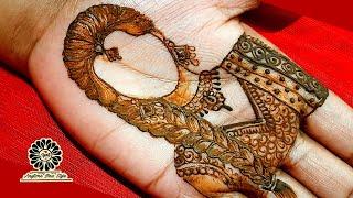 Simple Dulahan Mehandi Design  dulhan mehndi design  bride making using henna new mehandi design