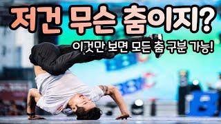 저 춤은 장르가 뭐야? feat. 이것만 보면 모든 춤 구분 가능