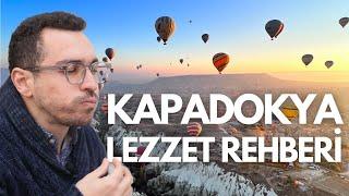 KAPADOKYA LEZZET REHBERİ - Yöresel Lezzetlerden Lüks Restoranlara