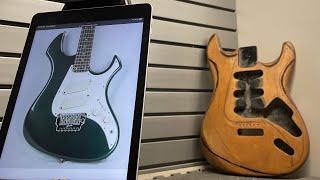 Reshaping a Stratocaster into a Fender Japan Performer…almost. Episode 1.