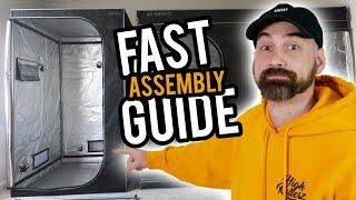 How To Assemble a 4x4 Grow Tent Step-By-Step