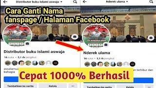 Cara mengganti nama halaman Facebook 2023 lewat hp terbaru