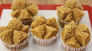 红糖米发糕 Steamed Brown Sugar Rice Huat KuihCupcake