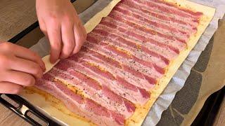 Do you have puff pastry and bacon? The recipe that surprised everyone