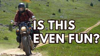 The Fake Hedonism of Motorcycle Travel  Motorcycle Trip Bosnia  Royal Enfield Interceptor 650