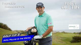 CORRECT HIPPELVIS MOTION IN THE SWING  Paddys Golf Tip #5  Padraig Harrington