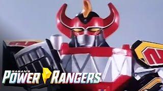 Dino Megazord First Battle  Mighty Morphin Power Rangers  Power Rangers Official