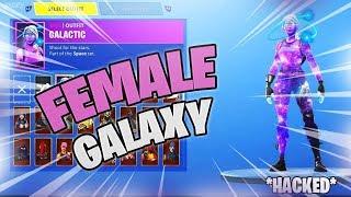 Unlocking the FEMALE GALAXY SKIN Tutorial