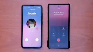 Two Samsungs phone incomingcall+outgoingcall at same time