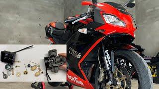 Aprilia RS 125  Dellorto PHBH28 Carburettor Basics Explained Part 1 - Clean and Assembly.