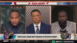 FIRST TAKE  Bucks are team in East under most pressure after Knicks moves not 76ers - Stephen A.