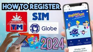 How to register TMGLOBE sim 2024  Paano mag register ng GlobeTM sim card
