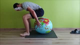 Inflatable Globe beachball ride