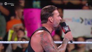 WWE RAW 7222024 - CM Punk Annouces That He Is Officially Cleared To Wrestle At SummerSlam