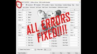 FIXED  x360ce All Errors Fixed