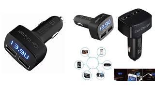 Charger Mobil Terbaik 4 in 1 USB Car Charger