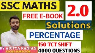 percentage 2.0  aditya ranjan sir ebook 2.0 solution  aditya rajan book 2.0  solution  edu214