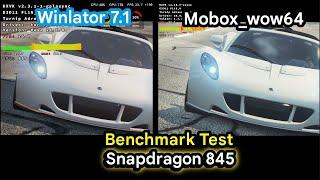 Winlator 7.1 VS mobox wow64 Need for speed Most wanted 2012 - Snapdragon 845 Benchmark Test